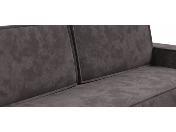 Диван Лофт велюр Алькантара серый