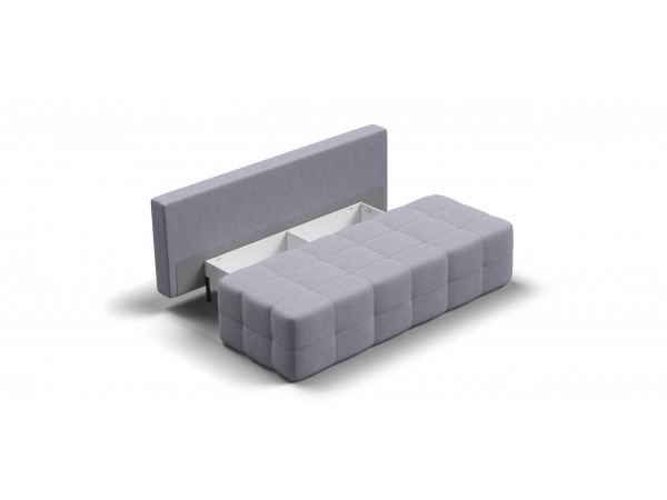 Диван Уют мини Рогожка Мальмо платина