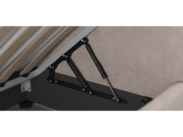 Белла Мини Кровать+ПМ 90*200 велюр Монолит латте