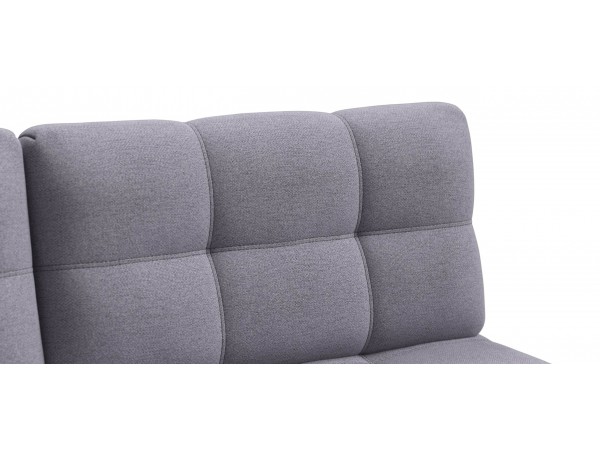 Диван Уют мини Рогожка Мальмо платина