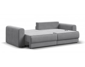 Модульный угловой диван Ричмонд Модуль Велюр Монолит сталь