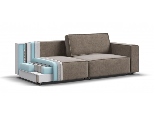 Диван BOSS SOFT MODOOL Велюр Роял тауп