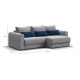 Модульный угловой диван РИЧМОНД MODOOL Велюр Monolit сталь