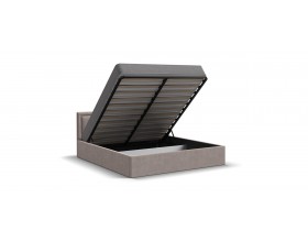 МП Фрея Кровать+ПМ 160*200 велюр Монолит латте