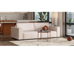 Диван Босс Софт Модуль Вельвет Корд бежевый