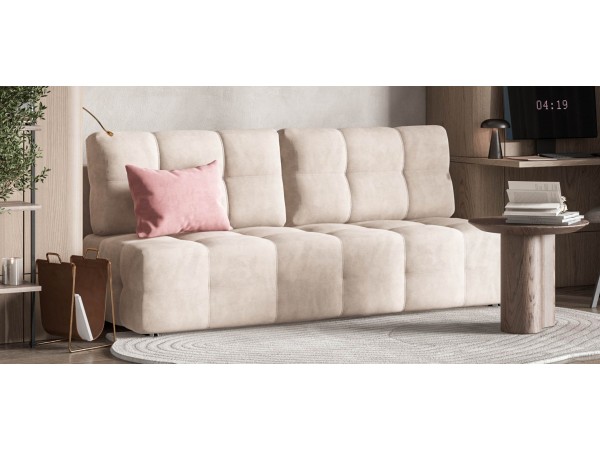 Диван Уют мини велюр Монолит латте