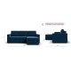 Угловой диван Лофт велюр Монолит синий