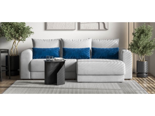Модульный угловой диван РИЧМОНД MODOOL Велюр Monolit сталь