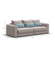 Модульный диван РИЧМОНД MODOOL Велюр Monolit латте