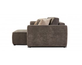 Кинг угловой диван Велюр Роял тауп