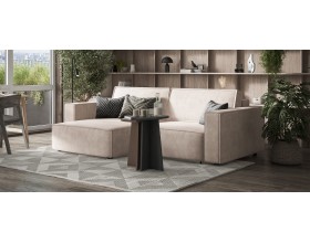 Угловой диван Босс Софт Модуль Велюр Монолит латте