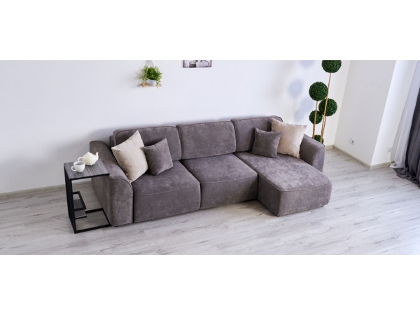 Угловой диван KING SE Велюр Роял тауп