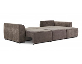 Кинг угловой диван Велюр Роял тауп