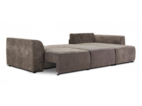 Угловой диван KING SE Велюр Роял тауп