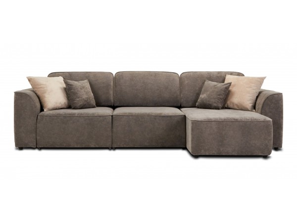 Угловой диван KING SE Велюр Роял тауп