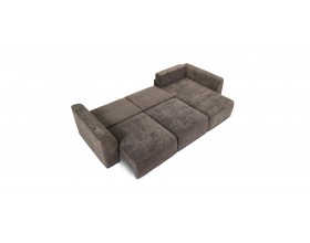 Кинг угловой диван Велюр Роял тауп