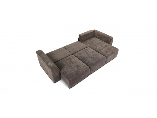 Угловой диван KING SE Велюр Роял тауп