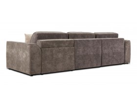 Кинг угловой диван Велюр Роял тауп