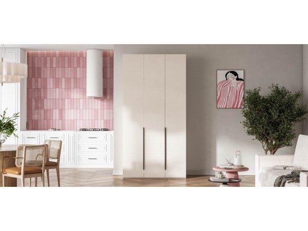 Босс Стандарт 120*236 шкаф распашной 3Д+ящики Кашемир