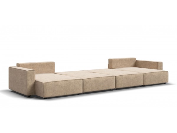 П-образный диван Босс Софт Модуль Велюр Роял шампань