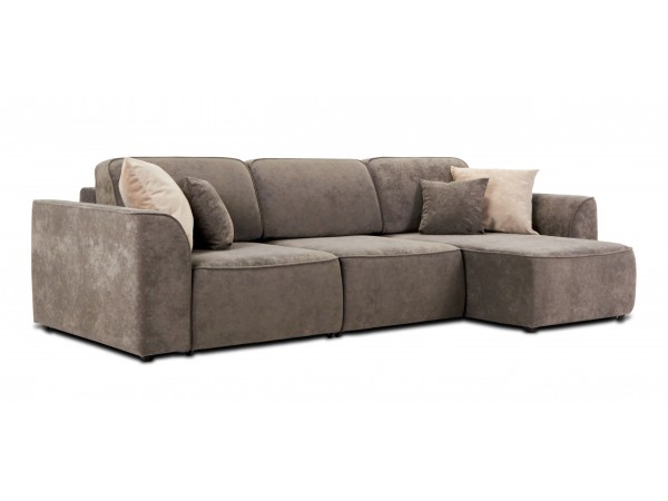 Угловой диван KING SE Велюр Роял тауп