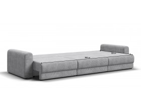 Модульный диван Ричмонд Модуль MAX Вельвет Корд серый