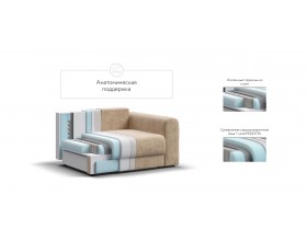 Кресло Ричмонд Модуль Велюр Роял шампань