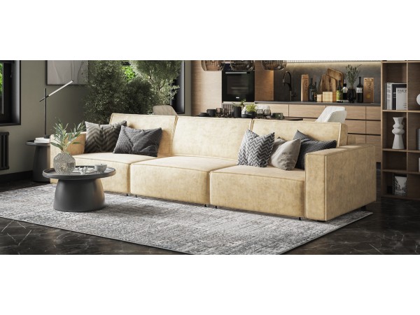 Диван BOSS SOFT MODOOL MAX Велюр Роял шампань