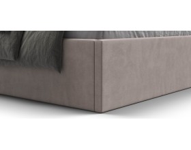 МП Ронда Кровать+ПМ 160*200 велюр Монолит латте