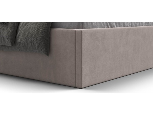 МП Ронда Кровать+ПМ 160*200 велюр Монолит латте