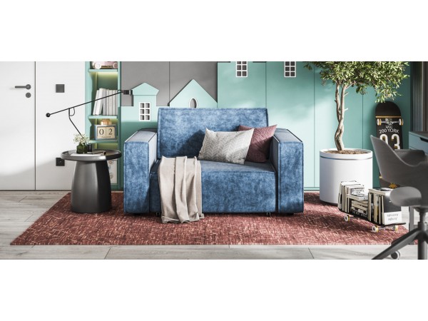 Кресло BOSS SOFT MODOOL Велюр Royal топаз NEW