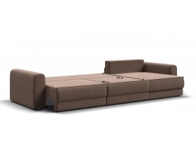 Модульный угловой диван Ричмонд Модуль MAX Велюр Монолит мокко