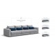 Модульный диван РИЧМОНД MODOOL MAX Вельвет CORD серый