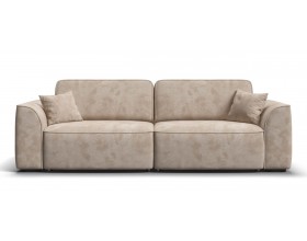 Диван Элит велюр Алькантара пепел