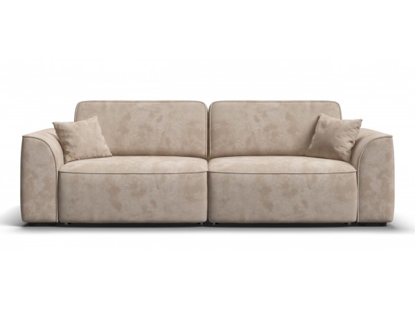 Диван Элит велюр Алькантара пепел