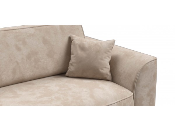 Диван Элит велюр Алькантара пепел