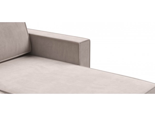 Угловой диван Лофт велюр Монолит латте