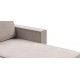 Угловой диван Лофт велюр Монолит латте