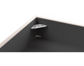 МП Ронда Кровать+ПМ 160*200 велюр Монолит латте