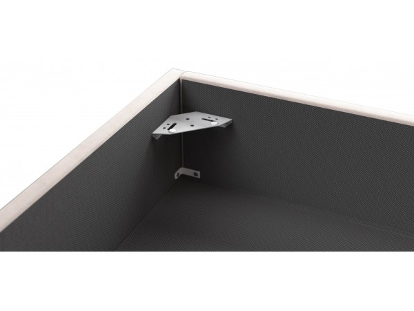 МП Ронда Кровать+ПМ 160*200 велюр Монолит латте