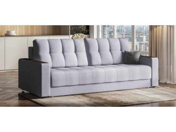 Диван Босс Маркет Рогожка Мальмо платина