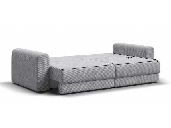 Модульный диван РИЧМОНД MODOOL Вельвет CORD серый