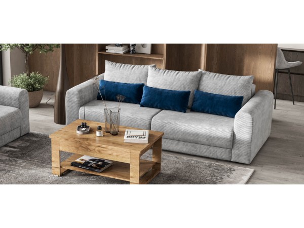 Модульный диван РИЧМОНД MODOOL Вельвет CORD серый