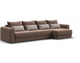 Модульный угловой диван Ричмонд Модуль MAX Велюр Монолит мокко