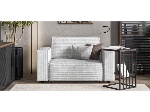 Кресло BOSS SOFT MODOOL Вельвет CORD серый