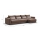 Модульный угловой диван РИЧМОНД MODOOL MAX Велюр Monolit мокко