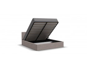 МП Ронда Кровать+ПМ 160*200 велюр Монолит латте