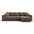 Угловой диван Ванкувер велюр Монолит мокко