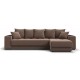 Угловой диван Ванкувер велюр Монолит мокко