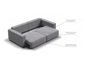 Диван Босс Софт Модуль Велюр Роял агат